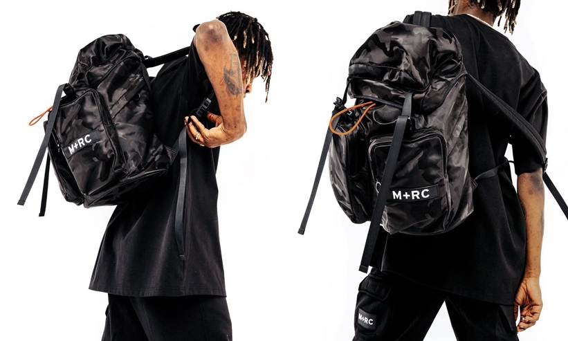 M+RC NOIR "Black Camo backpack" (マルシェノア)