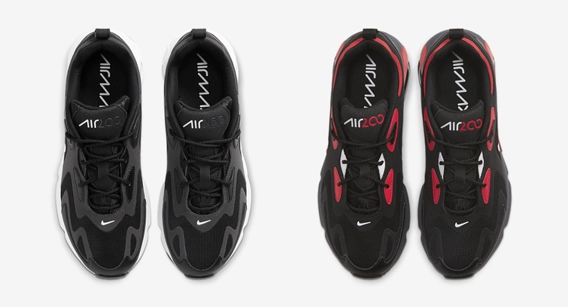 ナイキ エア マックス 200 “ブラック” 2カラー (NIKE AIR MAX 200 “Black” "Black/Red") [CI3865-001,002]