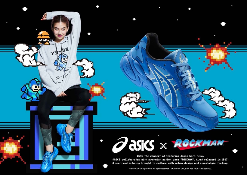 11/1発売！ロックマン × アシックス コラボシューズ GEL-BND/アパレル 全6種 (Rockman ASICS)