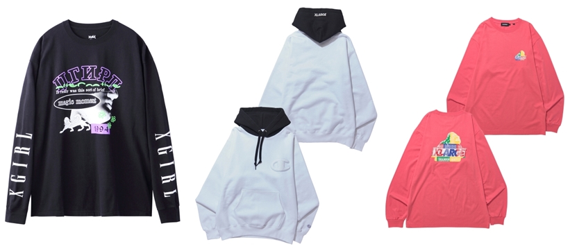 【Champion コラボ】XLARGE/X-girl コラボ/レギュラーアイテムが10/25、10/26発売 (エクストララージ エックスガール)