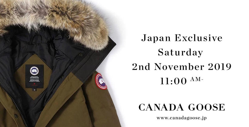 【2019 F/W】CANADA GOOSE JAPAN EXCLUSIVE ITEMが11/2から発売 (カナダグース 日本限定 アイテム)