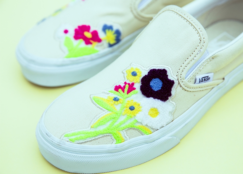 VANS "FLORAL CHENILLE" CLASSIC SLIP-ON -BILLY'S ZOZO EXCLUSIVE- (ビリーズ限定！バンズ "フローラル シェニール" クラシック スリッポン)