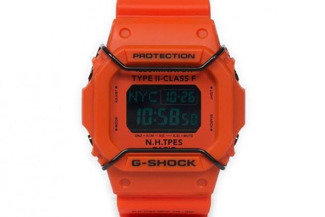 アメリカ海軍のストロボライトから着想した N.HOOLYWOOD × G-SHOCK コラボ 第6弾 「DW-5600NH」が10/26発売 (エヌハリウッド Gショック ジーショック)