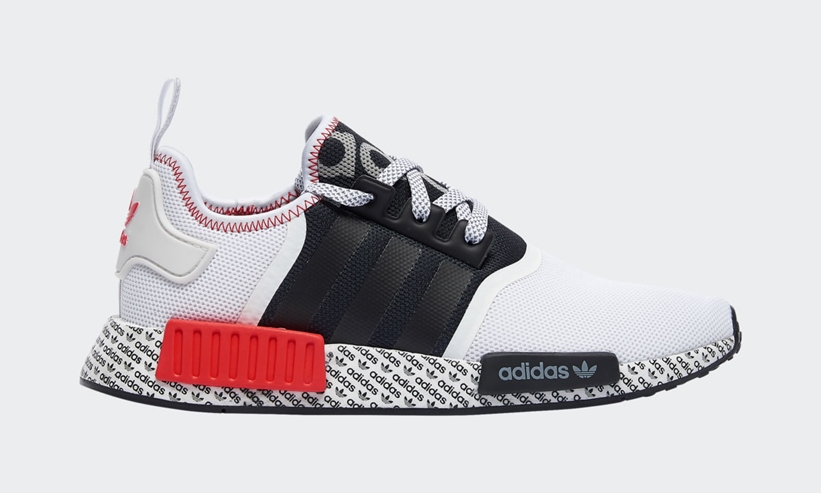 adidas Originals NMD_R1 “Black/White/Lush Red” (アディダス オリジナルス エヌ エム ディー アールワン “ブラック/ホワイト/ラッシュレッド”) [FV7848]