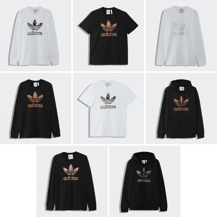 アディダス オリジナルスから3パターンのトレフォイルをプリントしたトップスが発売 (adidas Originals)