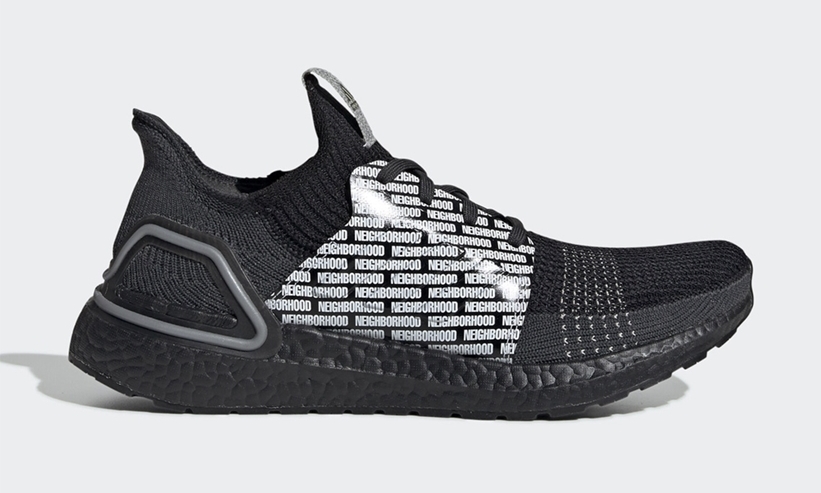 11/29発売！NEIGHBORHOOD x adidas ULTRA BOOST 19 “Black/White” (ネイバーフッド アディダス ウルトラ ブースト 19 “ブラック/ホワイト”) [FU7312]