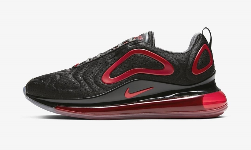 nike air max 720 black red