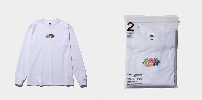 FRAGMENT × FRUIT OF THE LOOM 3P L/S TEE﻿ (フラグメント フルーツ・オブ・ザ・ルーム)