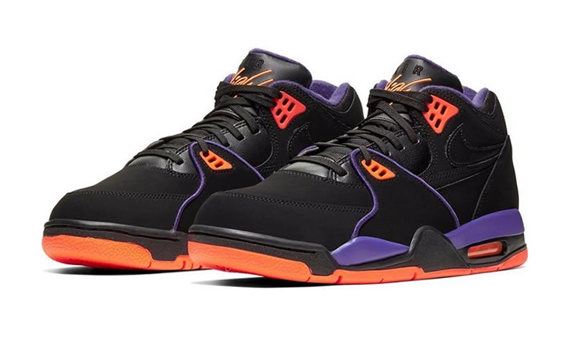 nike air flight 89 black orange