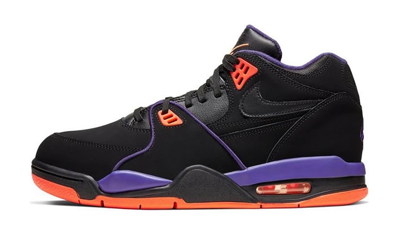 nike air flight 89 black orange