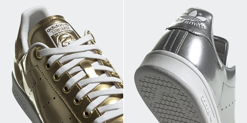11/9発売！adidas Originals STAN SMITH “Metallic Gold/Metallic Silver” (アディダス オリジナルス スタンスミス “メタリックゴールド/メタリックシルバー”) [FV4298,4300]