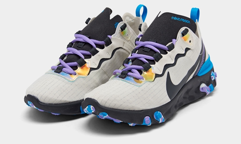 11/11発売！ナイキ ウィメンズ リアクト エレメント 55 “オフノワール/ブルーヒーロー” (NIKE WMNS REACT ELEMENT 55 “Off Noir/Blue Hero”) [CT1612-001]