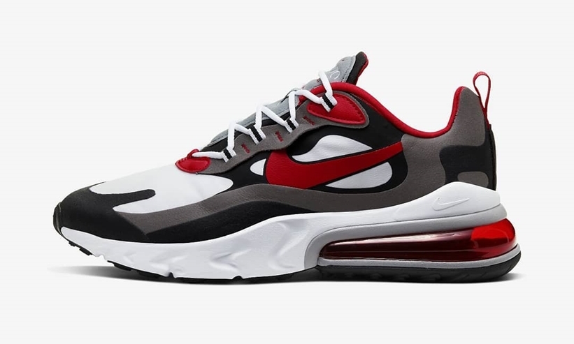 nike air max 270 react grey red