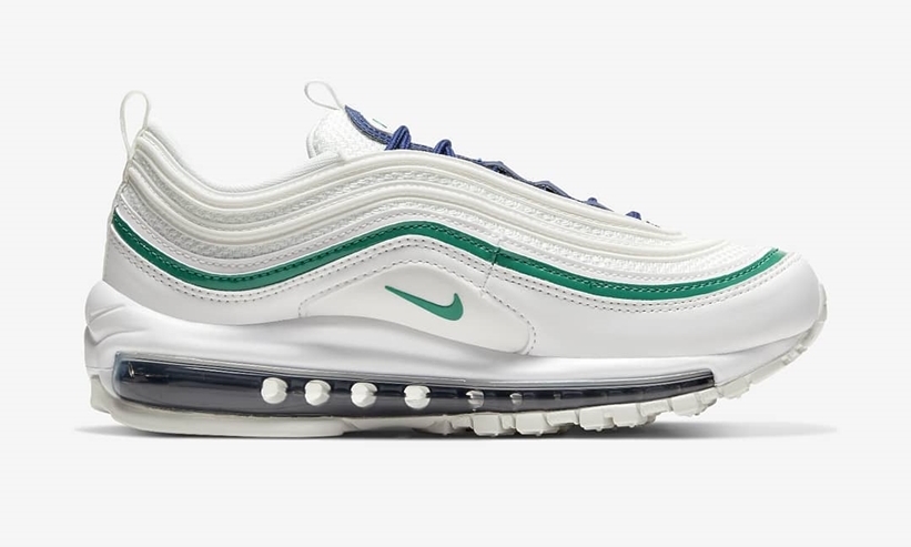 nike 97 white and green