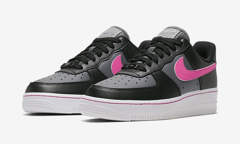 ナイキ ウィメンズ エア フォース 1 ロー "ブラック/ピンクブラスト" (NIKE WMNS AIR FORCE 1 LOW "Black/Pink Blast”) [CJ9699-001]