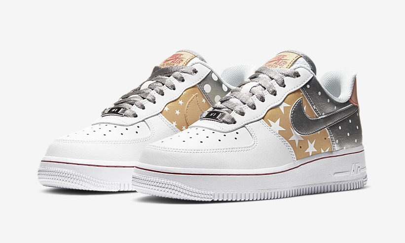 ナイキ ウィメンズ エア フォース 1 07 ロー “ホワイト/メタリックゴールド” (NIKE WMNS AIR FORCE 1 07 LOW “White/Metallic Gold”) [CT3437-100]