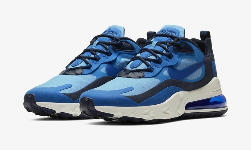 ナイキ エア マックス 270 リアクト “ブルー/ブラック/ホワイト” (NIKE AIR MAX 270 REACT “Blue/Black/White”) [CI3866-400]