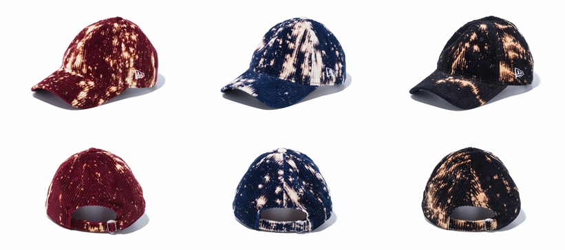 ニューエラからコーデュロイ生地 + ブリーチ加工を施した9THIRTYが発売 (New Era)