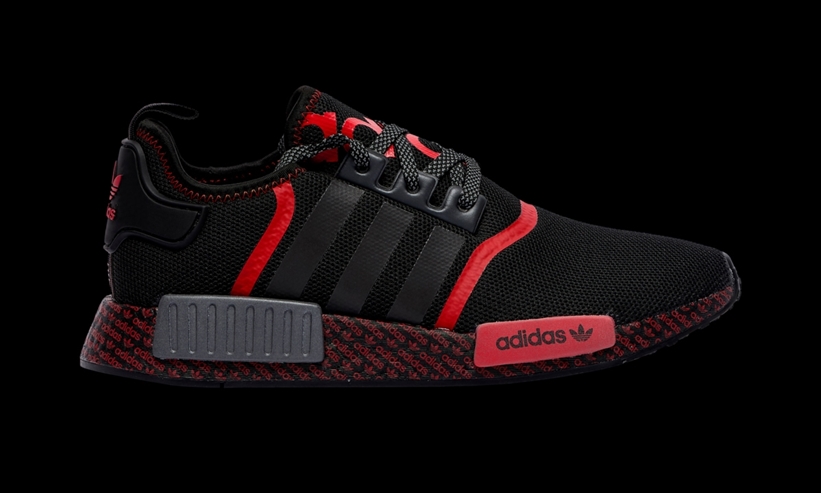 adidas Originals NMD_R1 “Black/Night Metallic/Scarlet” (アディダス オリジナルス エヌ エム ディー アールワン “ブラック/ナイトメタリック/スカーレット") [FV8516]