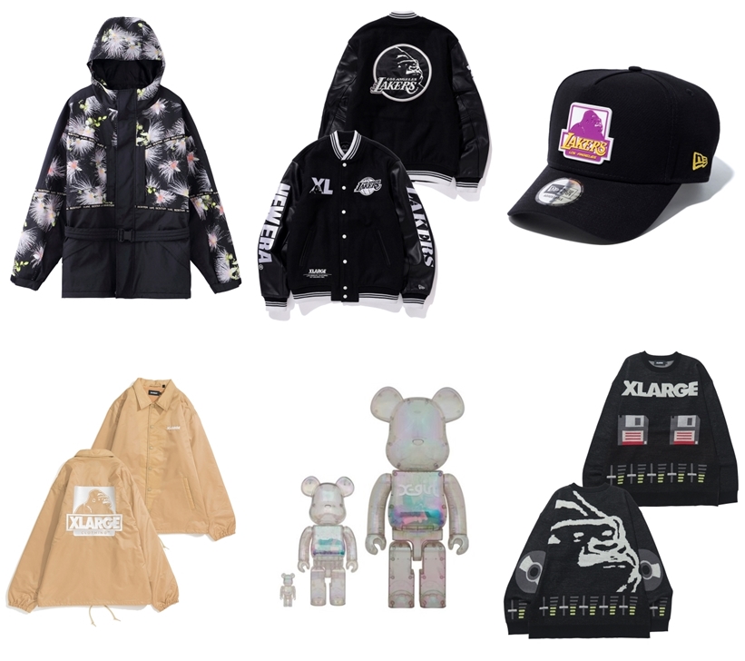 【New Era/BURTON/BE@RBRICK コラボ】XLARGE/X-girl コラボ/レギュラーアイテムが11/15、11/16発売 (エクストララージ エックスガール)