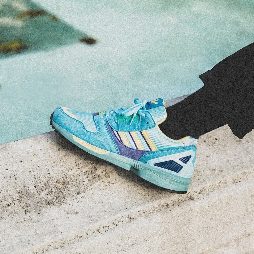 11/16発売！adidas Consortium ZX 8000 “30 years of Trosion” "Light Aqua" (アディダス コンソーシアム ゼットエックス 8000 "ライトアクア") [EE4754]