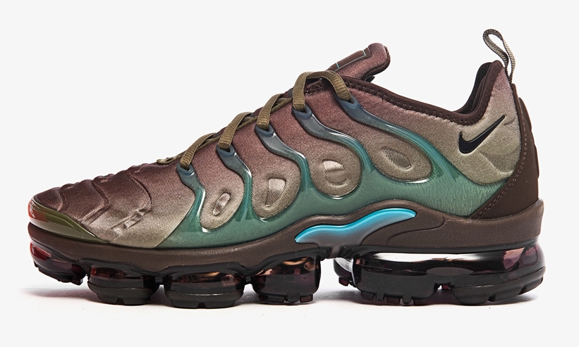 ナイキ エア ヴェイパーマックス プラス “ミディアムオリーブ/ブラック/バロックブラウン” (NIKE AIR VAPORMAX PLUS “Medium Olive/Black/Baroque Brown”) [924453-206]