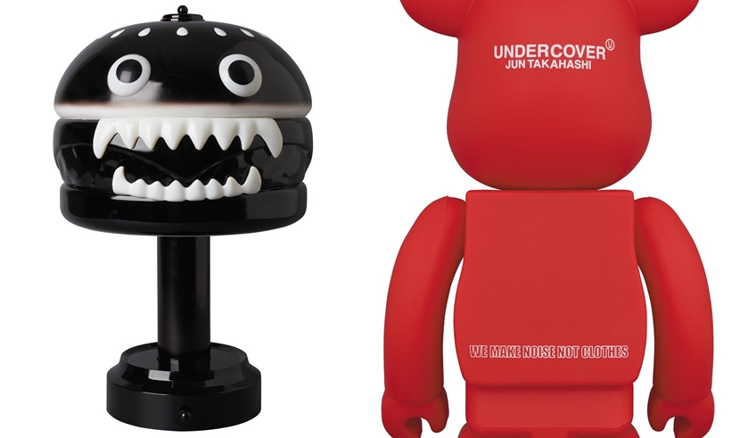 UNDERCOVER × MEDICOM TOY コラボアイテムが「UNDERCOVER NOISE LAB 渋谷PARCO」にて‪11/22、11/23発売 (アンダーカバー メディコムトイ ベアブリック ハンバーガーランプ)