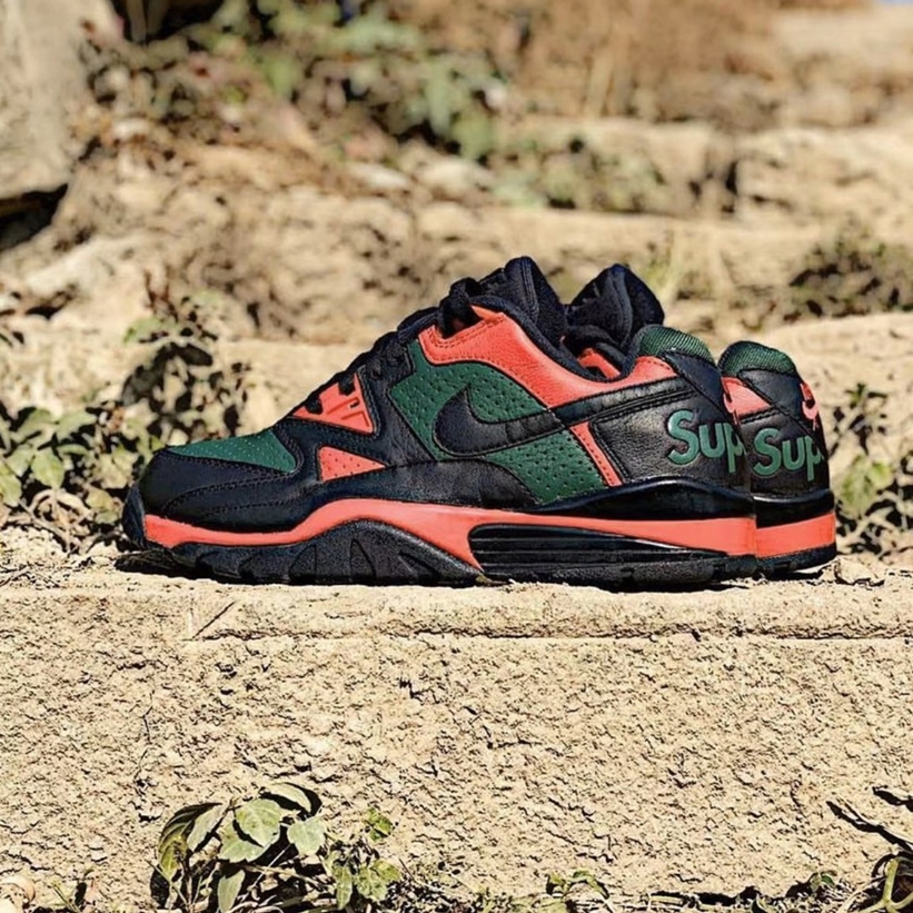 2020年春発売予定！シュプリーム x ナイキ エア クロス トレイナー 3 ロー 2カラー (SUPREME NIKE AIR CROSS TRAINER 3 LOW "Black/Green" "White/Green")