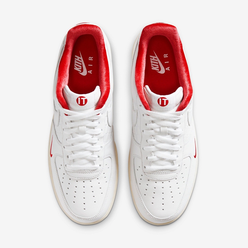 7/4発売！KITH × NIKE AIR FORCE 1 LOW “White/University Red