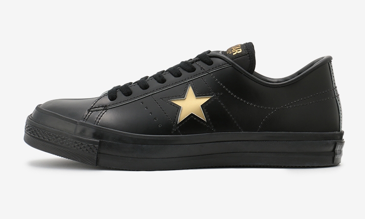 11/23発売！ブラック/ゴールドのラグジュアリーな CONVERSE ONE STAR J (コンバース ワンスター J)