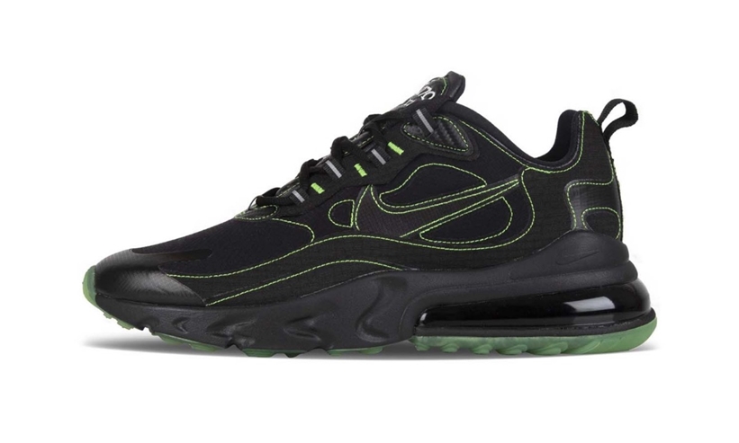 12/19発売！ナイキエアマックス 270 リアクト SP "ブラック/エレクトリックグリーン" (NIKE AIR MAX 270 REACT SP "Black/Electric Green") [CQ6549-001]