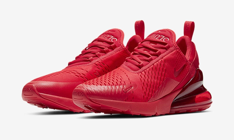 nike airmax 270 triple red