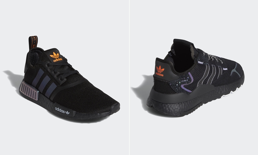 12/20発売！adidas Originals NITE JOGGER/NMD_R1 “Black/Solar Orange" (アディダス オリジナルス ナイトジョガー/エヌ エム ディー “ブラック/ソーラーオレンジ”) [FV8025,8027]