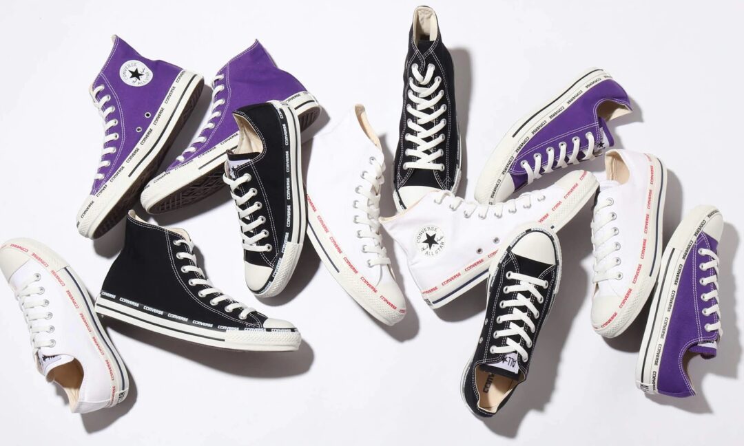 12/13発売！フォクシングテープにCONVERSEロゴを連続プリントした CONVERSE ALL STAR LOGOFOXING OX/HI (コンバース オールスター ロゴフォクシング)