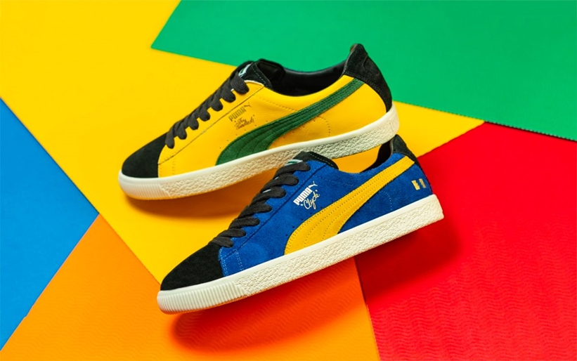 12/12発売！The Hundreds × PUMA CLYDE “Sodalite Blue/Spectra Yellow” (ザ・ハンドレッツ プーマ クライド “ソーダライトブルー/スペクトライエロー”) [372944-01]