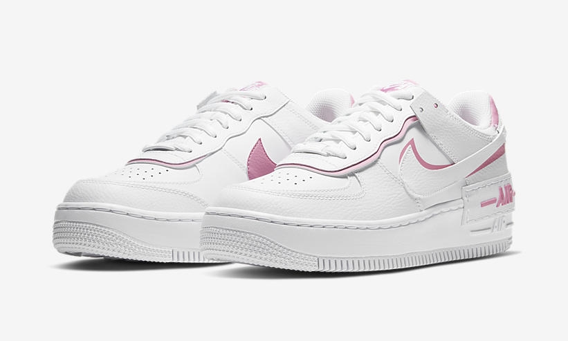 ナイキ ウィメンズ エア フォース 1 ロー シャドウ “ホワイト/マジックフラミンゴ” (NIKE WMNS AIR FORCE 1 LOW SHADOW “White/Magic Flamingo”) [CI0919-102]