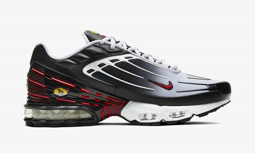 2021年に再登場！？ナイキ エア マックス プラス 3 “ブラック/ホワイト/レッド” (NIKE AIR MAX PLUS 3 “Black/White/Red”) [DM2573-001]