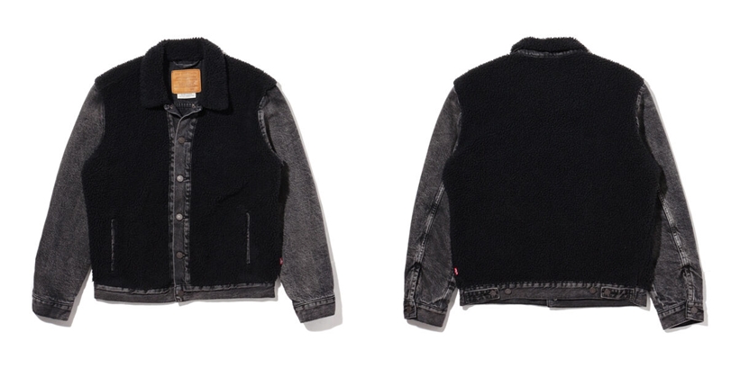 リーバイスからシェルパ+デニムのトラッカージャケットが発売 (Levi’s Panel shell Pater tracker jacket BLACK SHEEP)