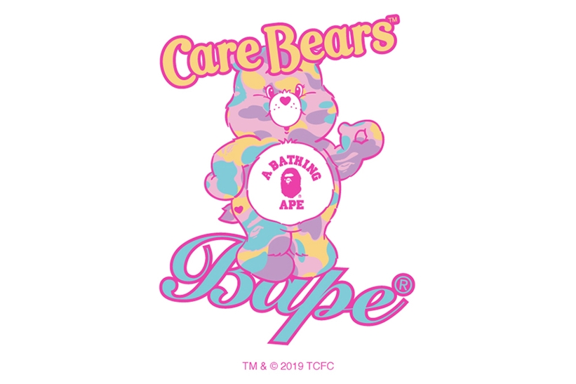A BATHING APE × CARE BEARS コラボコレクションが12/14から発売 (ア ベイシング エイプ ケアベア)