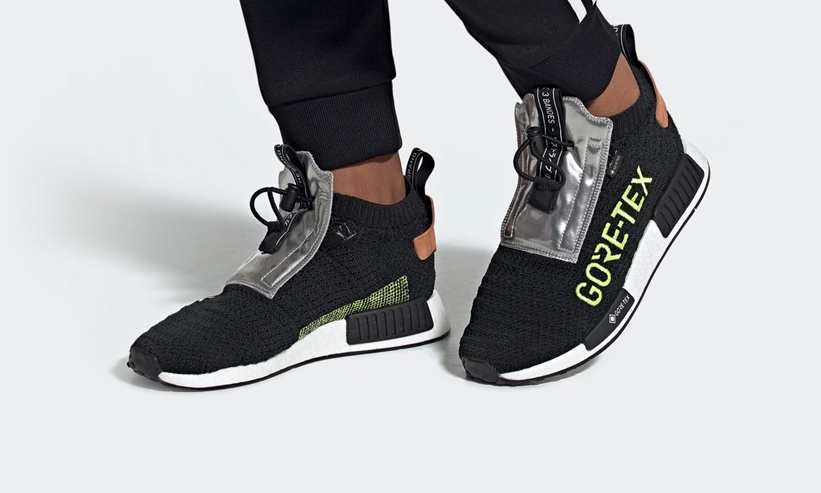 12/12発売！adidas Originals NMD_TS1 PRIMEKNIT GORE-TEX “Coer Black/Solar Yellow” (アディダス オリジナルス エヌ エム ディー ティーエスワン プライムニット ゴアテックス “コアブラック/ソーラーイエロー”) [EE5895]