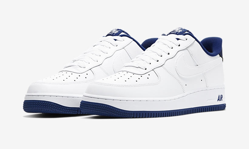 ナイキ エア フォース 1 07 1 ロー “ホワイト/ディープロイヤル” (NIKE AIR FORCE 1 07 1 LOW “White/Deep Royal”) [CD0884-102]