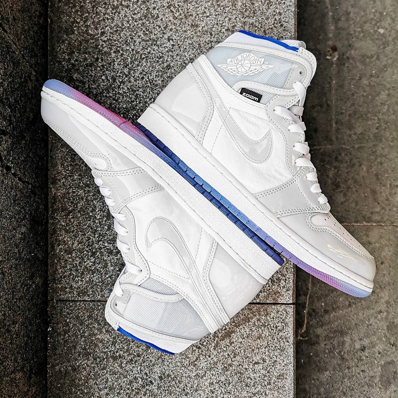 2020年1月発売予定！ナイキ エア ジョーダン 1 ハイ ズーム R2T "White/Racer Blue" (NIKE AIR JORDAN 1 HIGH ZOOM R2T “White/Racer Blue”) [CK6637-104]