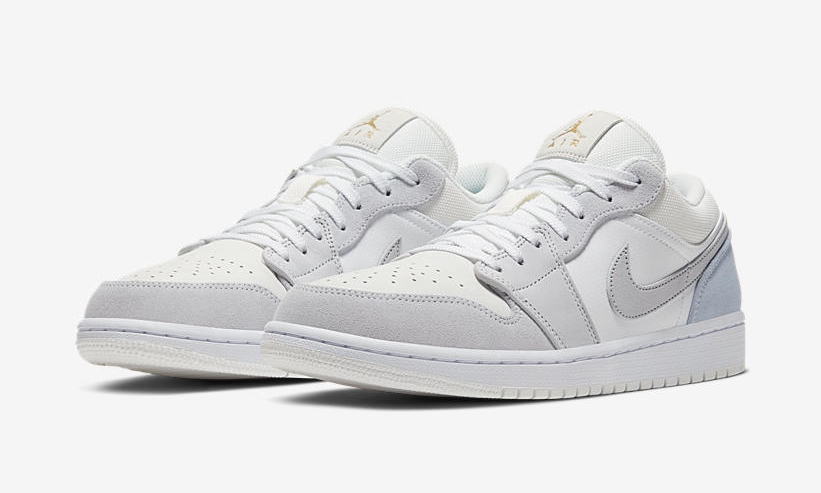 ナイキ エア ジョーダン 1 ロー “ホワイト/スカイグレー” (NIKE AIR JORDAN 1 LOW “White/Sky Grey