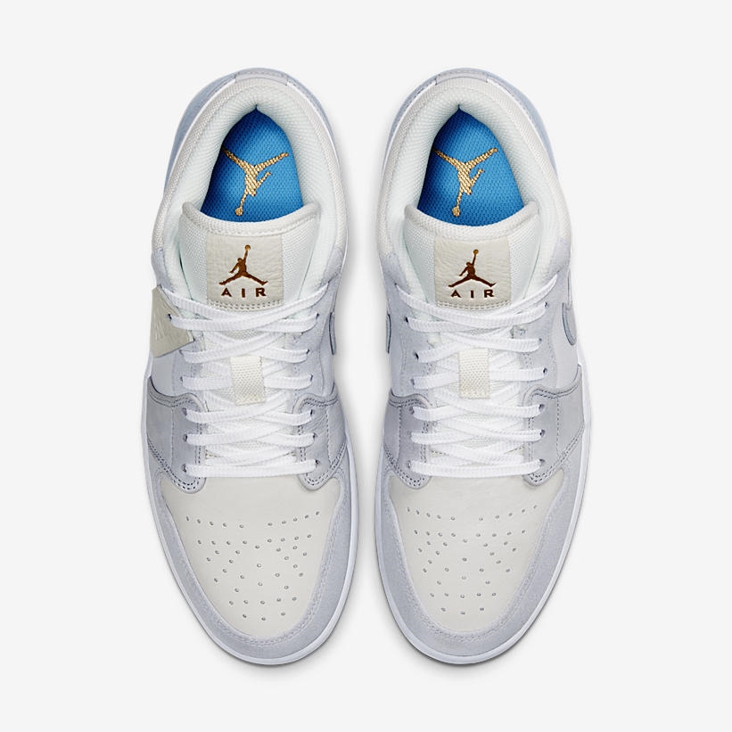 【2024年 7/27 リストック】ナイキ エア ジョーダン 1 ロー “パリ/ホワイト/スカイグレー” (NIKE AIR JORDAN 1 LOW “Paris/White/Sky Grey”) [CV3043-100]