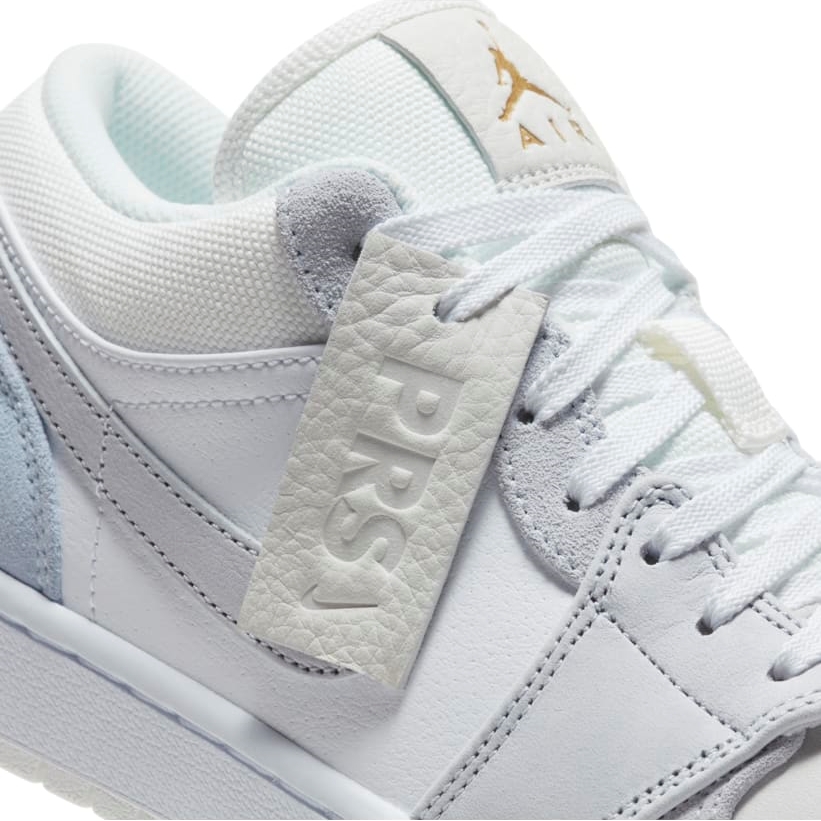 【2024年 7/27 リストック】ナイキ エア ジョーダン 1 ロー “パリ/ホワイト/スカイグレー” (NIKE AIR JORDAN 1 LOW “Paris/White/Sky Grey”) [CV3043-100]