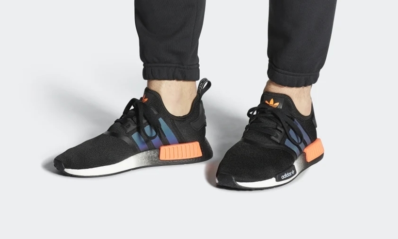 12/20発売！adidas Originals NMD_R1 “Core Black/Solar Orange/White” (アディダス オリジナルス エヌ エム ディー “コアブラック/ソーラオレンジ/ホワイト”) [FW0185]