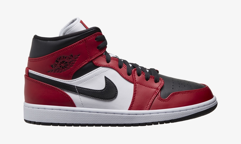 jordan air 1 mid black gym red