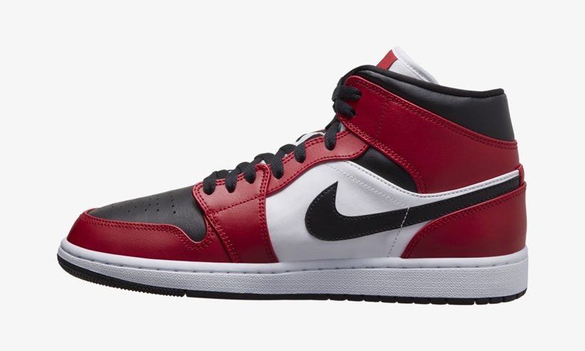 jordan air 1 mid black gym red