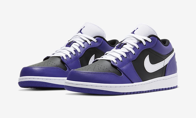 ナイキ エア ジョーダン 1 ロー “コートパープル/ブラック” (NIKE AIR JORDAN 1 LOW “Court Purple/Black”) [553558-501]