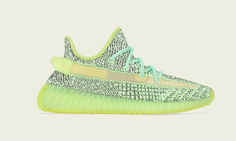 26.5 yeezy boost 350 v2 glow ゲリラ販売